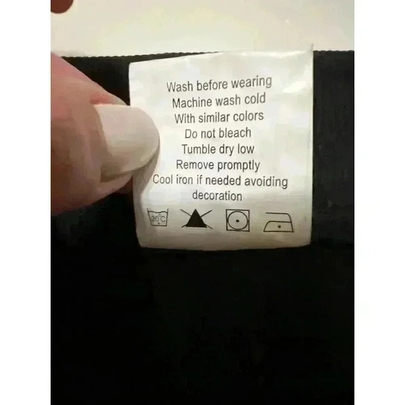 Women's Black Drawstring Waist Jogger Pants with Pockets NWT Size 2XL - Picture 9 of 10